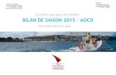 Bilan saison 2015 activités nautiques - Nautisme en Finistère