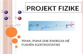 Projekt fizike- Puna dhe energjia ne fushen elektrostatike