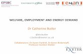 Welfare, Employment and Energy Demand