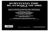 Surviving the blackout