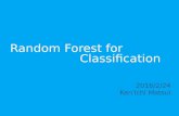 Random Forest による分類