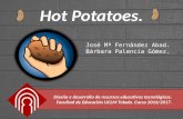 Hot potatoes presentación
