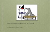 Discovering Lambdas in Java 8