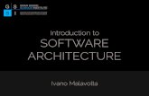 [2015/2016] Introduction to software architecture