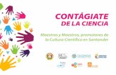Cartilla Contágiate de la Ciencia - maestras y maestros, promotores de la cultura científica en Santander