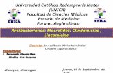 Antibioticos. macrolidos claritromicina