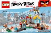 Đồ chơi xếp hình Angry Birds 75824 - Tấn công thành phố lợn
