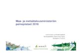 Jaana Husu Kallio: maa- ja metsätalousministeriön painopistealueet