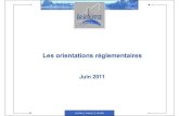 Orientations réglementaires juin 2011modifiées