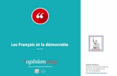 Opinionway pour Institut pour la démocratie - Les Français et la démocratie /  Mars 2016