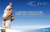 Cyril Castelnaud: "La génération internet est-elle soluble dans l'entreprise 2.0?  (PARIS 2.0, Sept 2009)