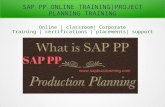 SAP PP ONLINE TRAINING|SAP PP Online Training and Placement USA, UK, Australia and India|Hyderabad