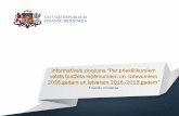 Informatīvais ziņojums “Par priekšlikumiem valsts budžeta ieņēmumiem un izdevumiem 2016. gadam un ietvaram 2016.-2018. gadam”