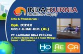 Supplier Horeca Indonesia, 0817-6360-001 (XL)