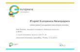 Aleš Pekárek: Projekt Europeana Newspapers - online brána k evropským historickým novinám