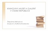 Štěpánka Běhalová: Knihovny muzeí a galerií v ČR