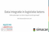 Data integratie in logistieke ketens (Dutch)