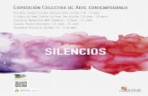Cartel Exposición " Silencios" en Castilla y León