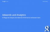 10 Wege wie Google Analytics die Leistung von AdWords verbessern kann