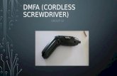 DMFA (Cordless Screwdriver)