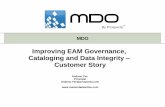 SAP EAM Improving EAM Governance, Cataloging, Data Integrity – Customer Story