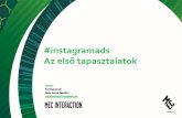 Evolution 2016 - Instagram ads: Az első tapasztalatok - Drienyovszki Éva