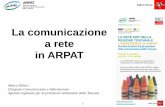 La comunicazione a rete in ARPAT