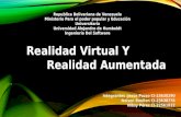 Presentacion realidad virtual y realidad aumentada