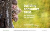 Stop hiding behind your privacy policy: build consumer trust (ADM.be, 2015)