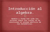 Introducción al algebra