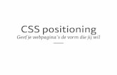 CSS positionering