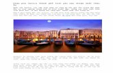 Khám phá Venice thành phố tình yêu màu nhiệm nhất Châu Âu