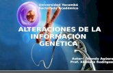 Alteracion informacion genetica