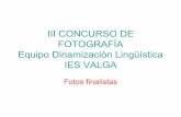 III Concurso de Fotografía EDL do IES Valga (Pontevedra)