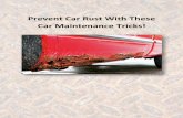 Prevent Car Rust With These Car Maintenance Tricks!