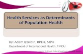 Health service determinants