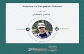 Responsive Navigation Patterns | نویگیشن در طراحی ریسپانسیو