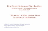 Sistemas de altas prestaciones en entornos distribuidos (v9a)