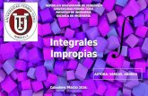 Diapositivas sobre Integrales Impropias