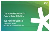 The Marketer's Dilemma in Today's Global Digital Era - Liesl Leary and Henry Barfoot-Saunt at SDL Connect 16