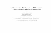 Glossario Italiano/Albanese: "Le parole dei demografici"