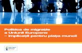 Politica de migrație a Uniunii Europene – implicații pentru piața ...
