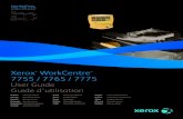 WorkCentre 7755/7765/7775 Multifunction Printer User Guide - Xerox