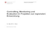 Controlling, Monitoring und Evaluation in Projekten PRE