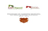 PROGRAMA DE GOBIERNO MUNICIPAL San Miguel de Allende ...