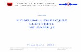 Studimi Konsumi i Energjise Elektrike ne Familje