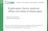 Exploratory factor analyses (Phân tích nhân tố khám phá)