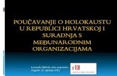 L.Miletić: Poučavanje o holokaustu u RH i suradnja s ...