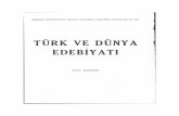 türk ve dünya edebiyatı