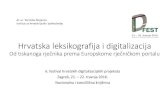 Hrvatska leksikografija i digitalizacija – od tiskanoga rječnika prema ...